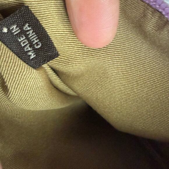 y2K COACH Suede Purple Wristlet - Picture 7 of 9